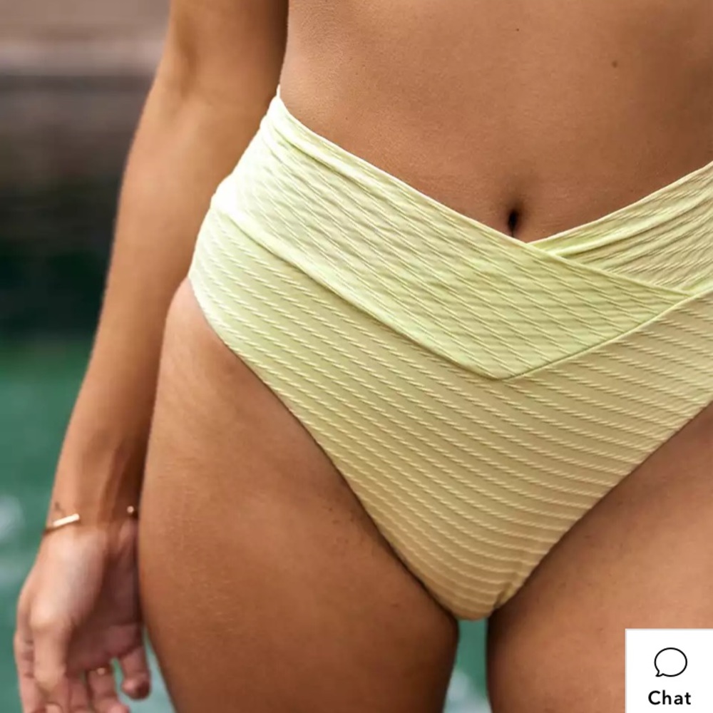 Aerie mist green bikini bottom